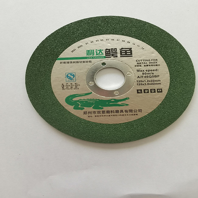چرخ زاویه ای اکسید آلومینیوم چرخ برش T41 فولاد ضد زنگ 125x3.0x22mm