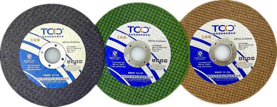 کیفیت  TCO Construction Hardware Tools 107x1.6x16mm Die Grinder Cut Off Wheel کارخانه